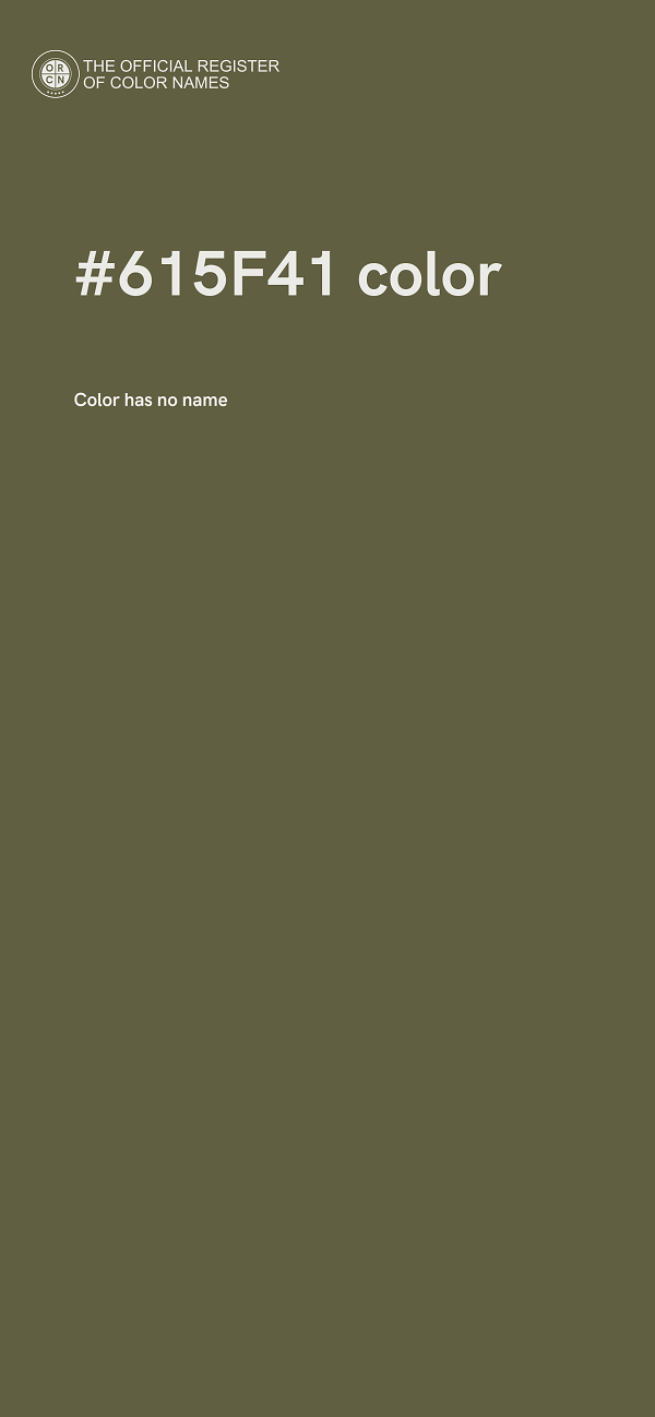#615F41 color image