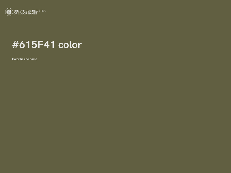 #615F41 color image