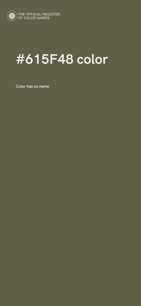 #615F48 color image