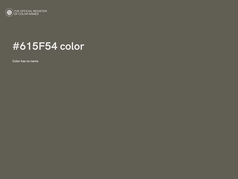 #615F54 color image
