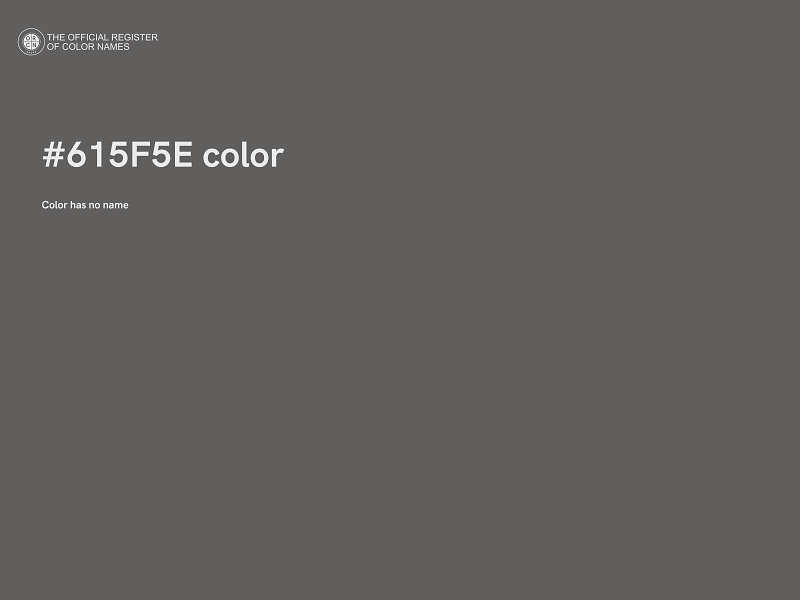 #615F5E color image