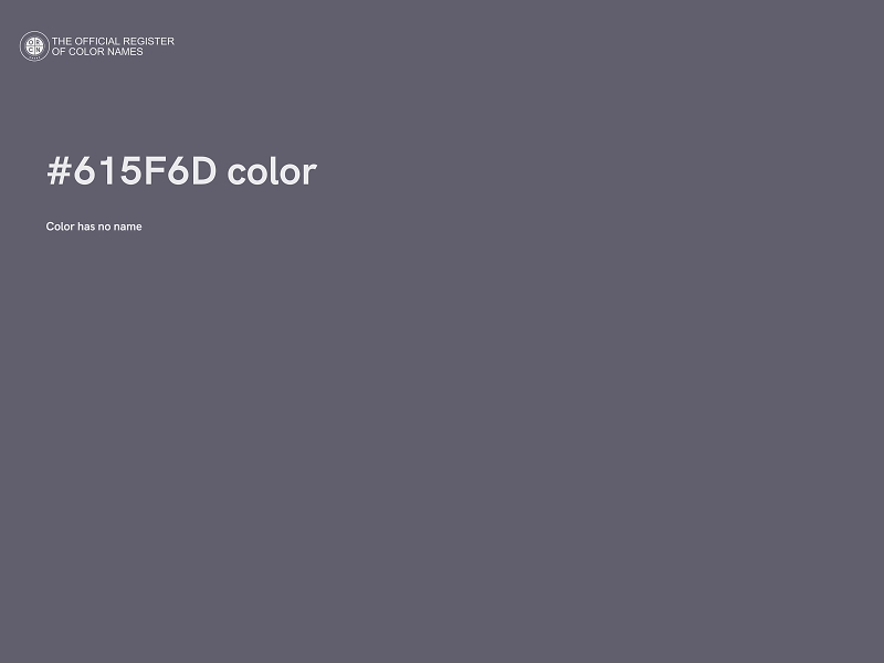 #615F6D color image