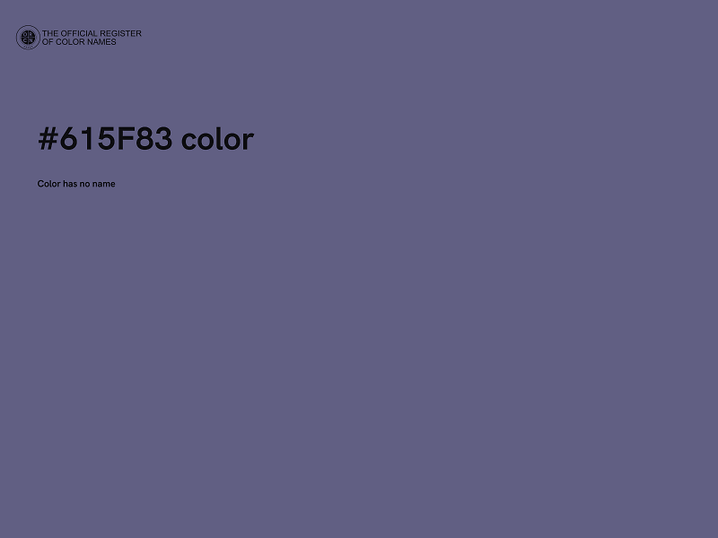 #615F83 color image