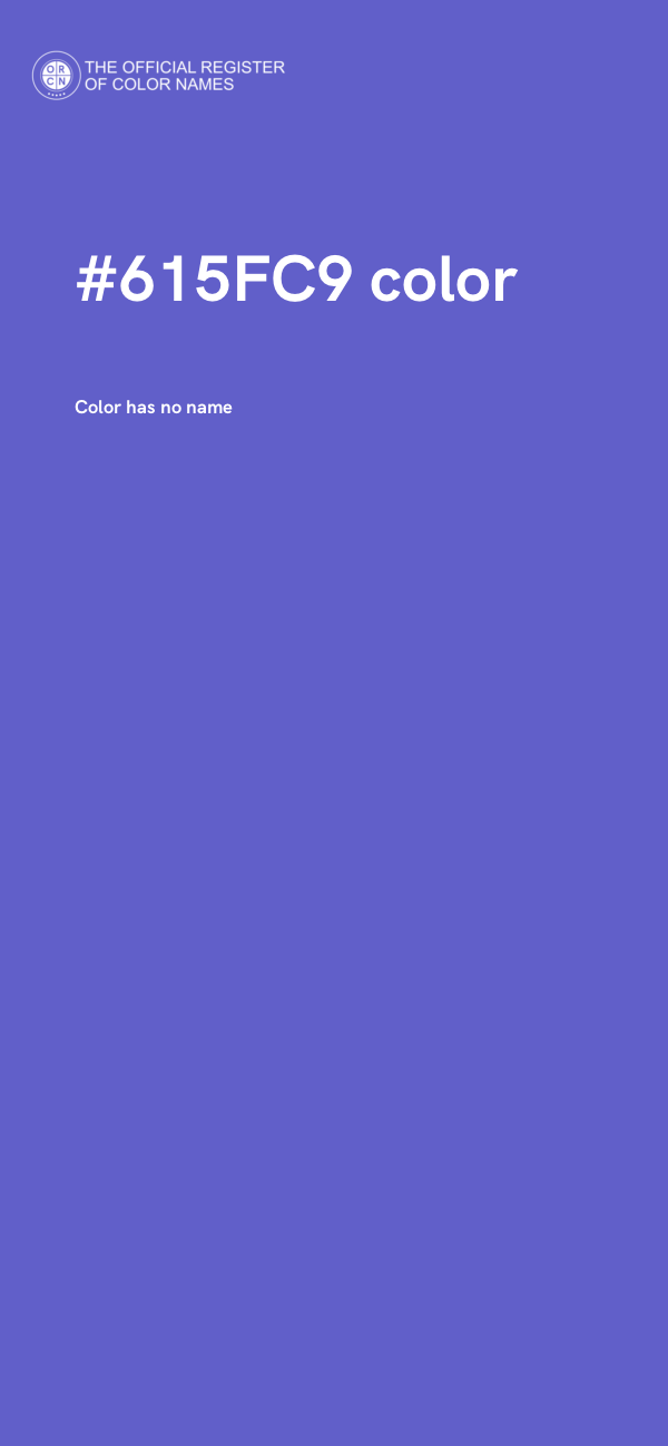#615FC9 color image