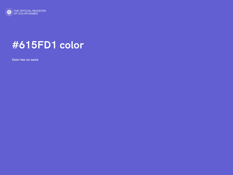 #615FD1 color image