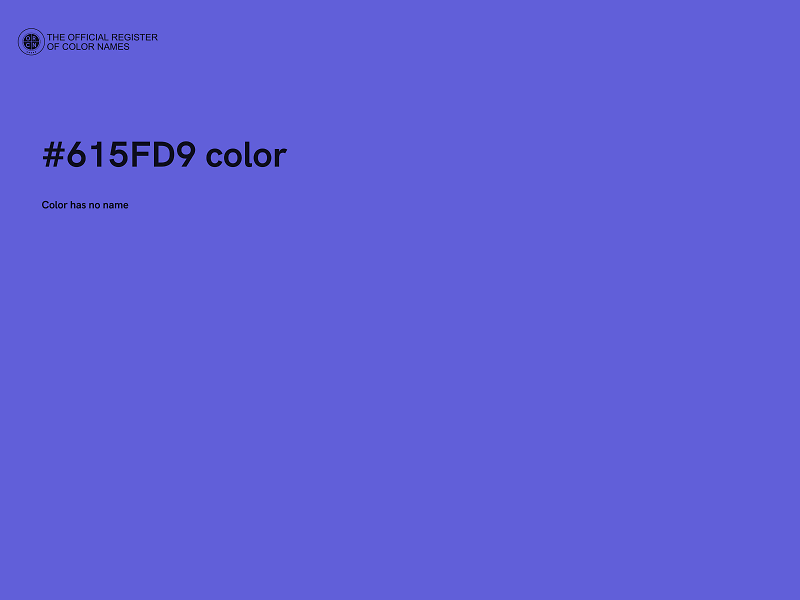 #615FD9 color image