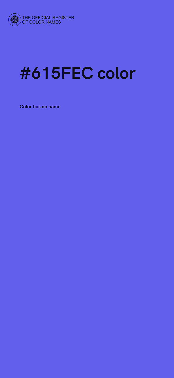 #615FEC color image