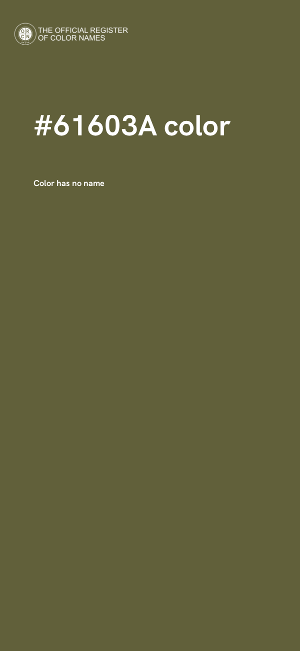 #61603A color image