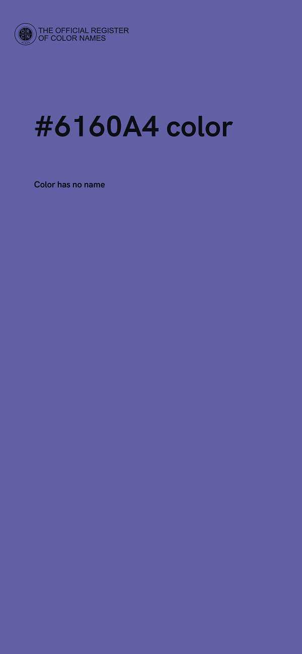 #6160A4 color image