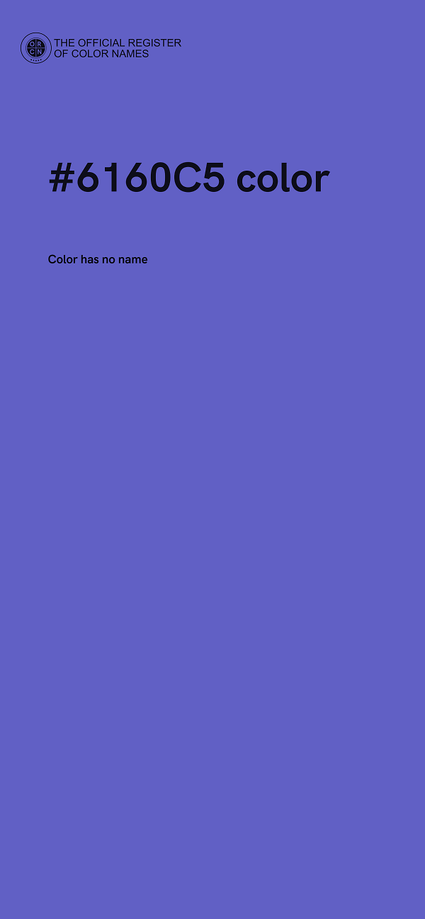#6160C5 color image