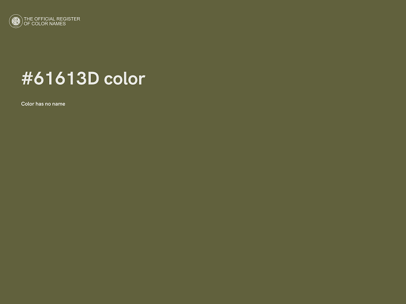#61613D color image