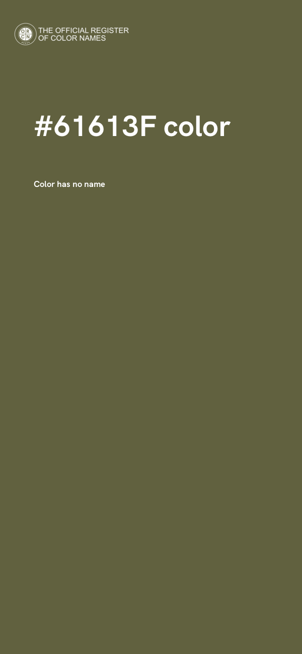 #61613F color image