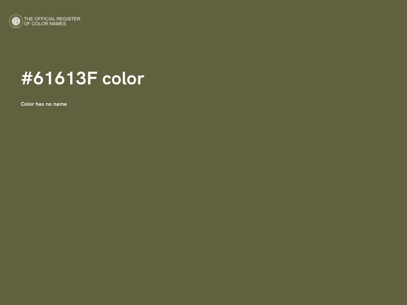 #61613F color image