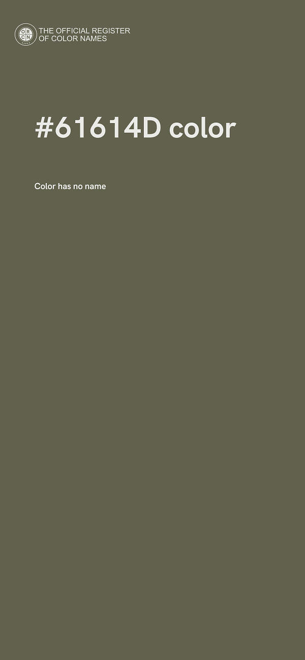 #61614D color image