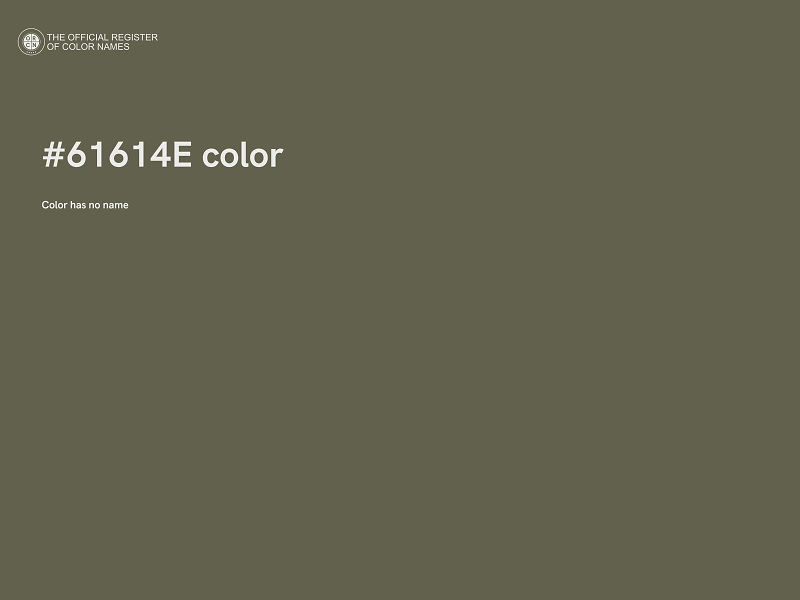 #61614E color image