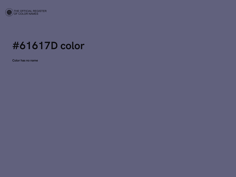 #61617D color image