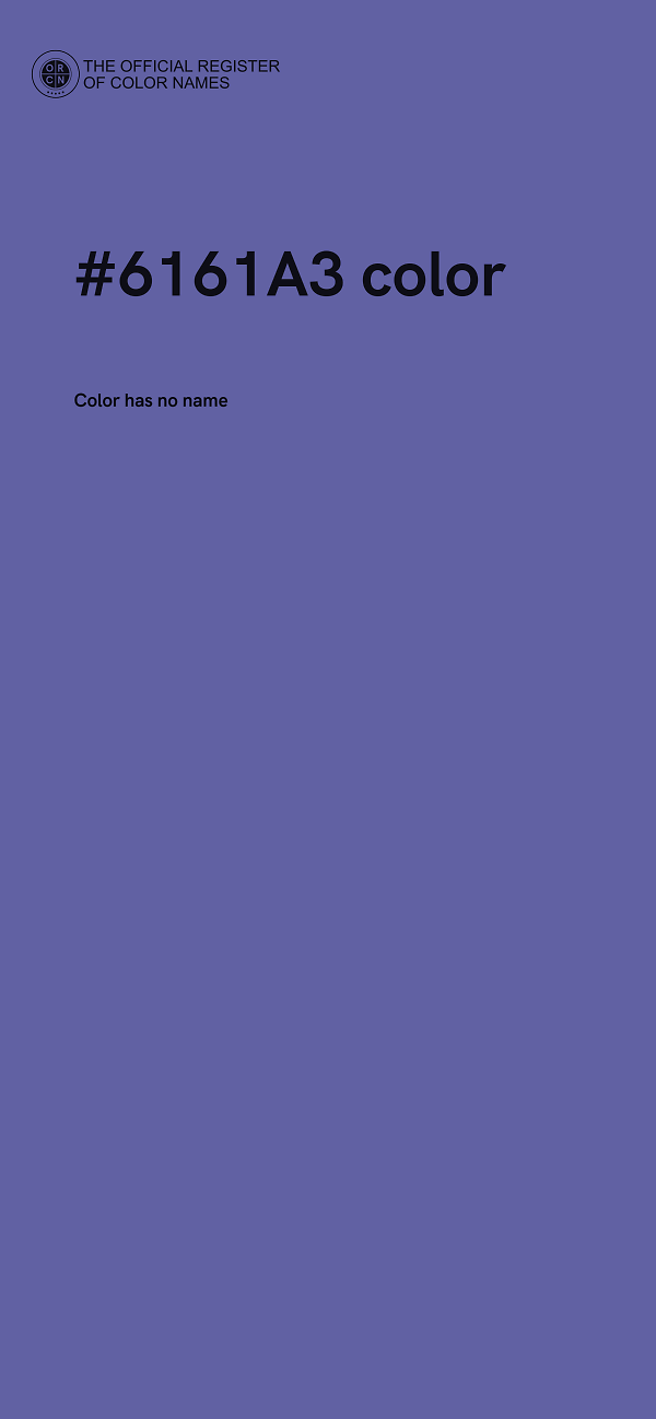 #6161A3 color image