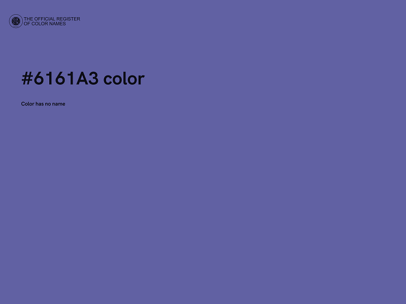 #6161A3 color image