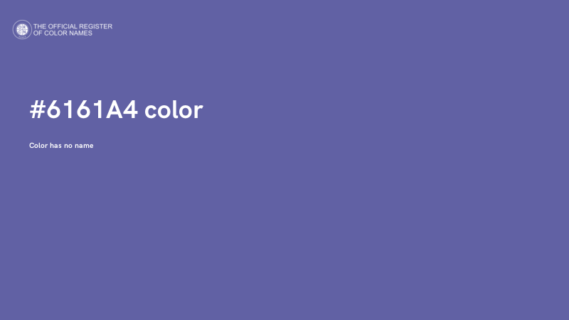 #6161A4 color image