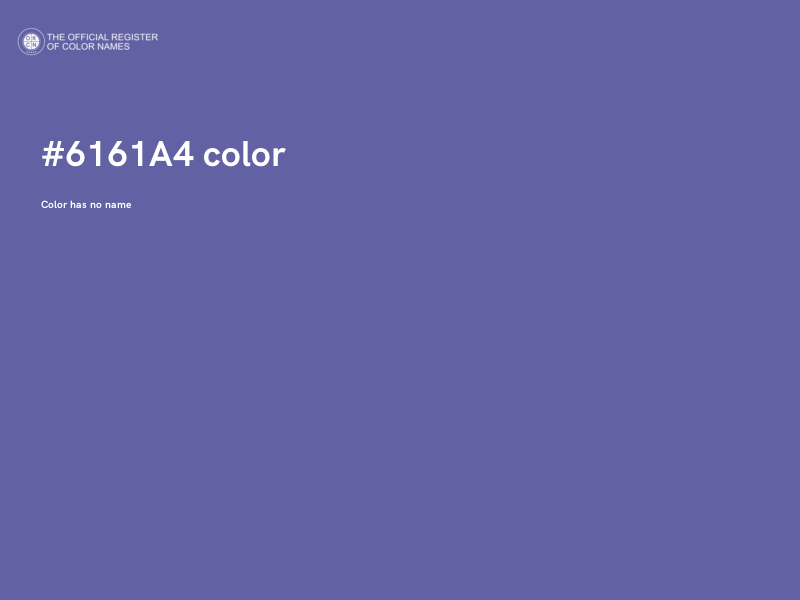 #6161A4 color image