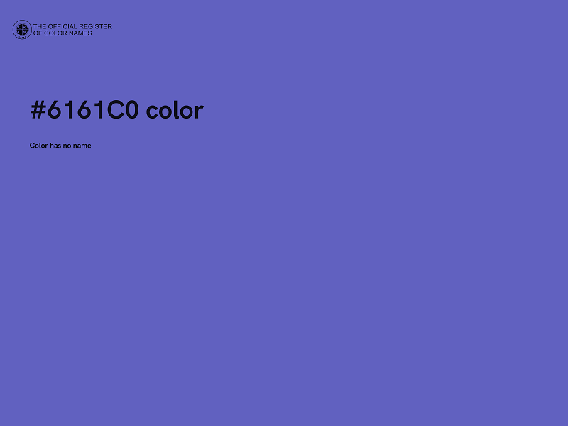 #6161C0 color image