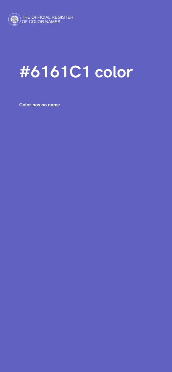 #6161C1 color image