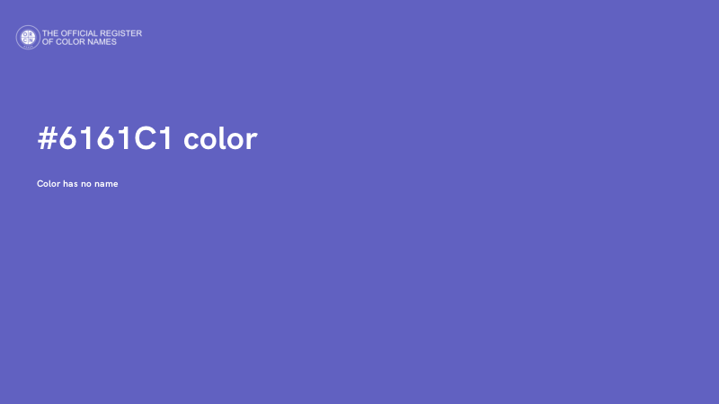 #6161C1 color image