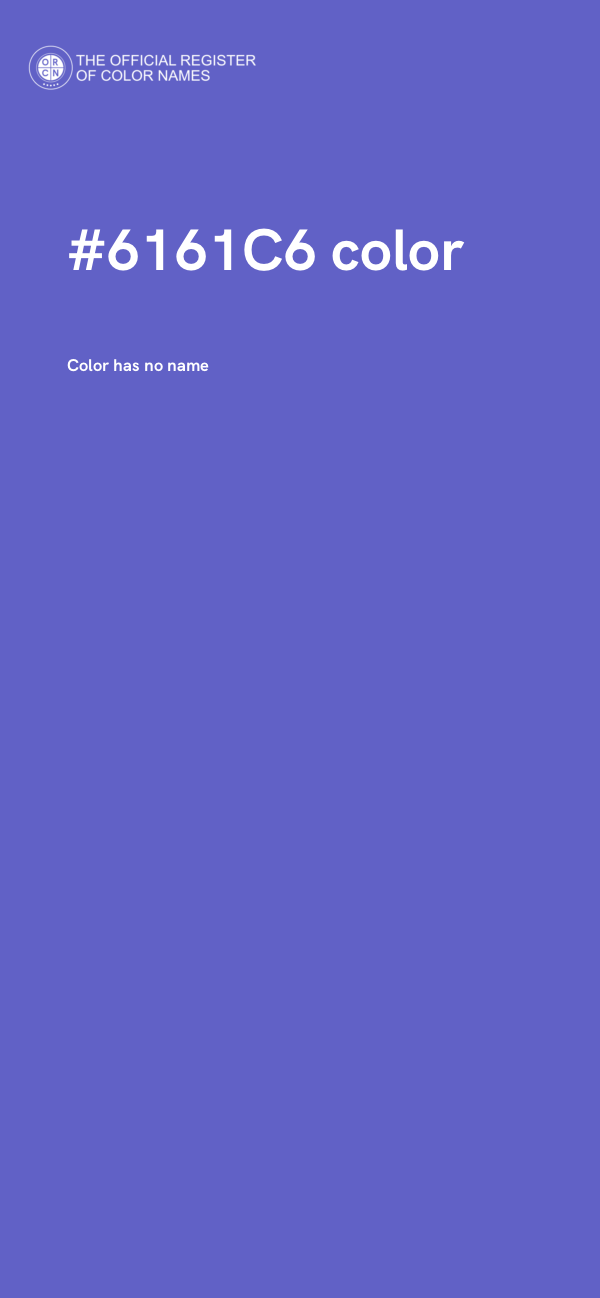#6161C6 color image