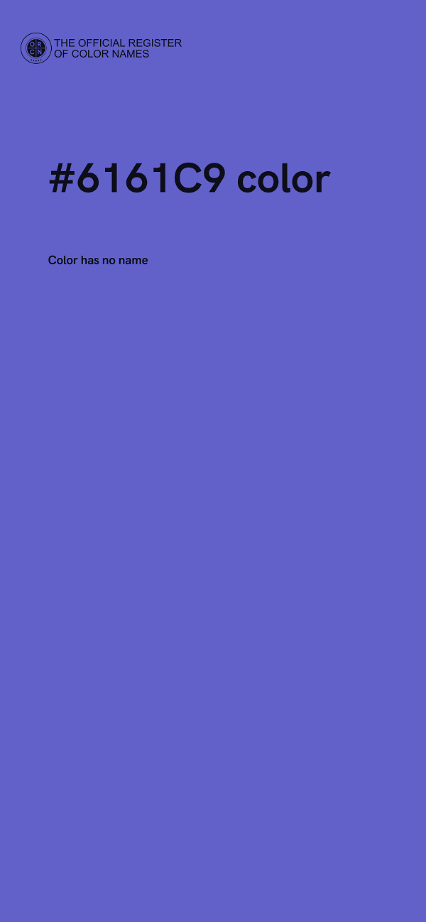#6161C9 color image