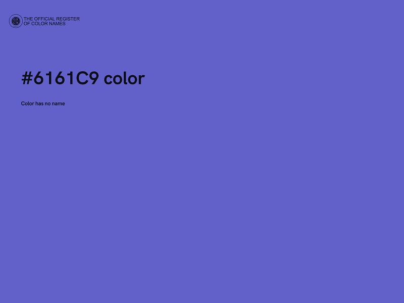 #6161C9 color image