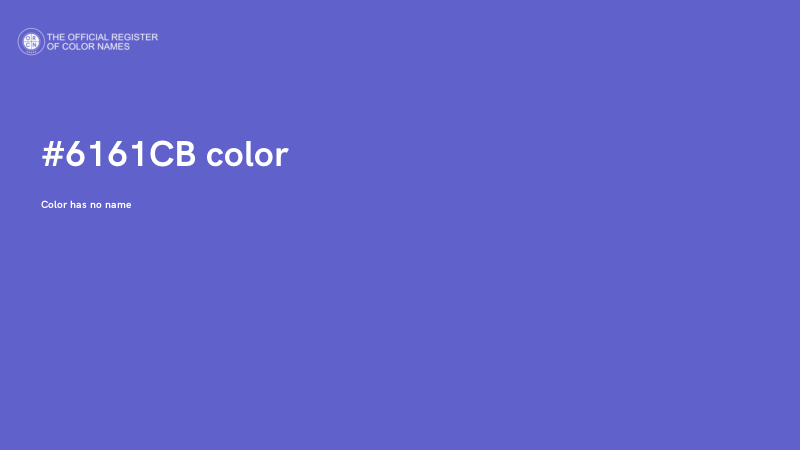 #6161CB color image