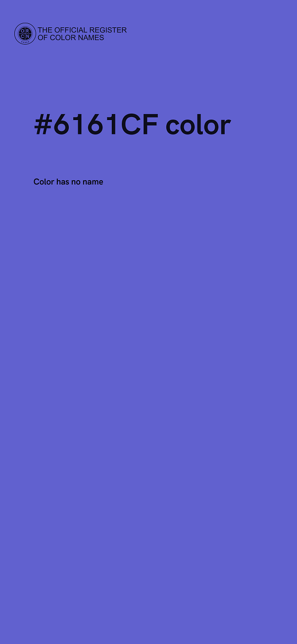 #6161CF color image