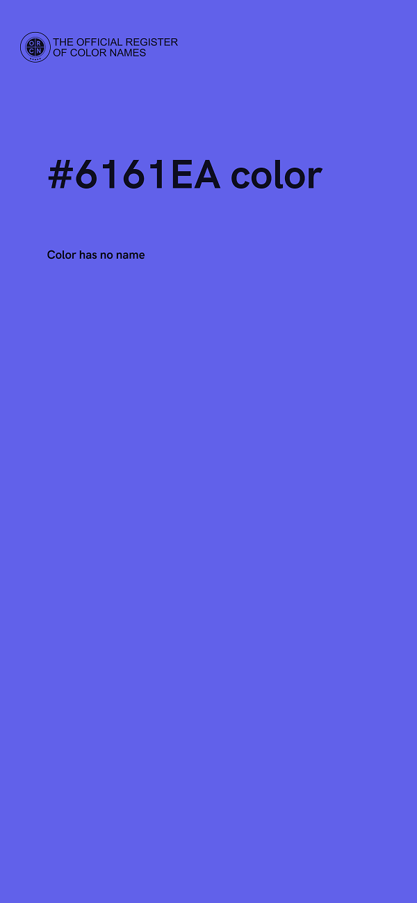 #6161EA color image