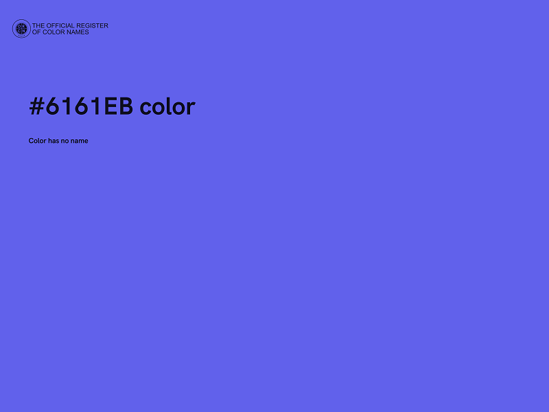 #6161EB color image
