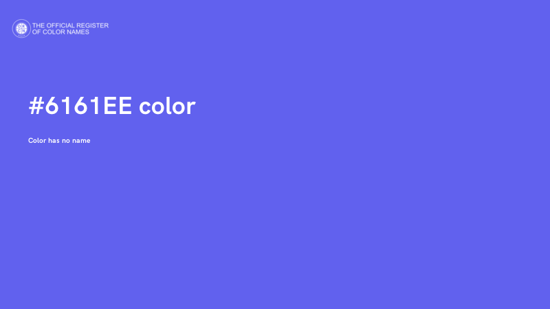 #6161EE color image