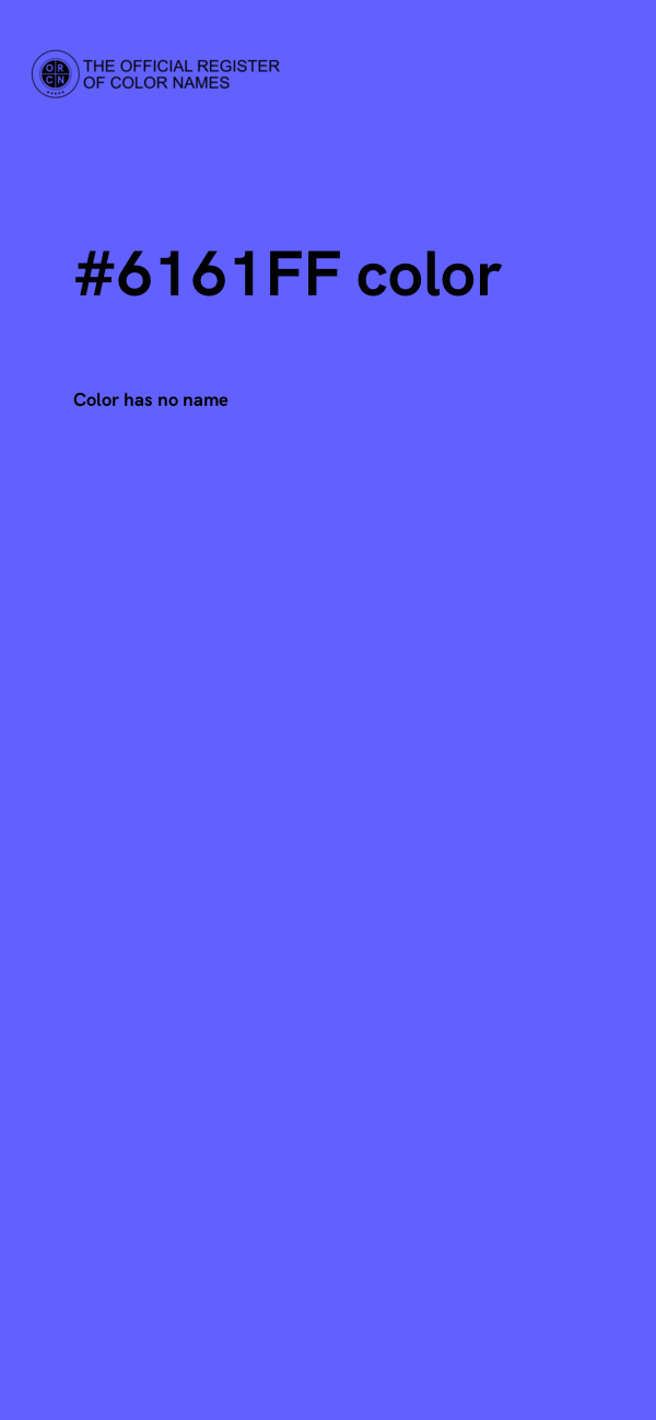 #6161FF color image
