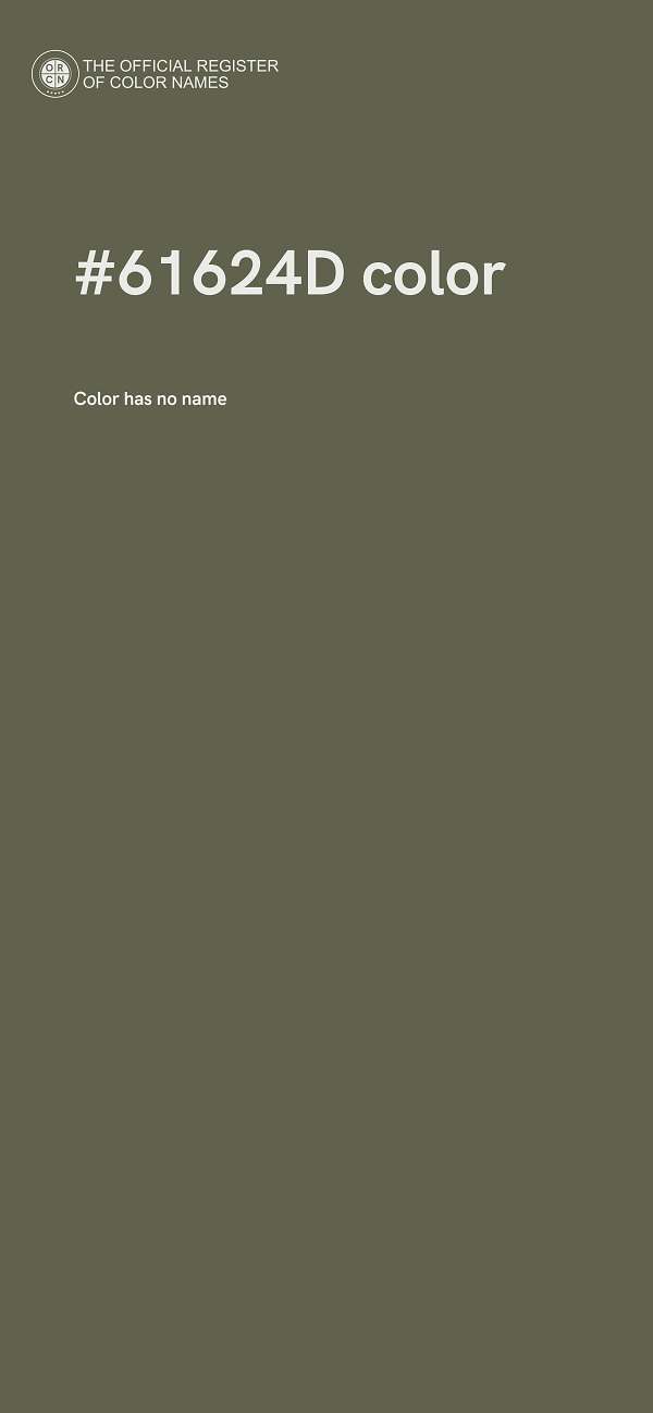 #61624D color image