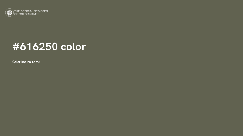 #616250 color image