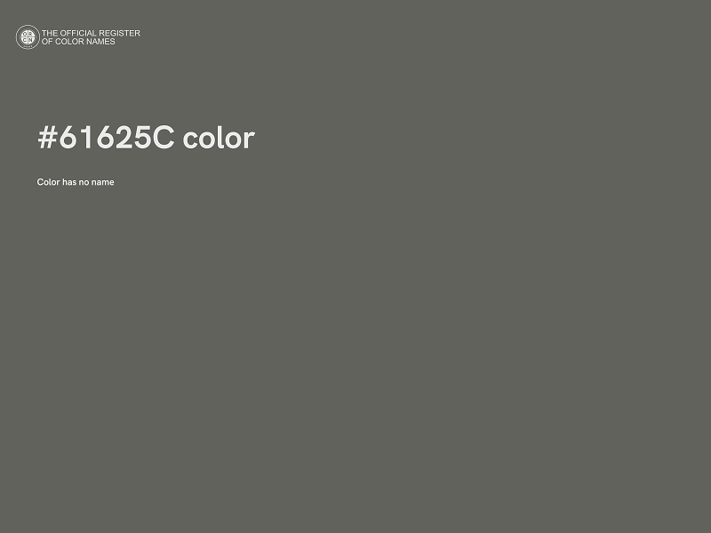#61625C color image