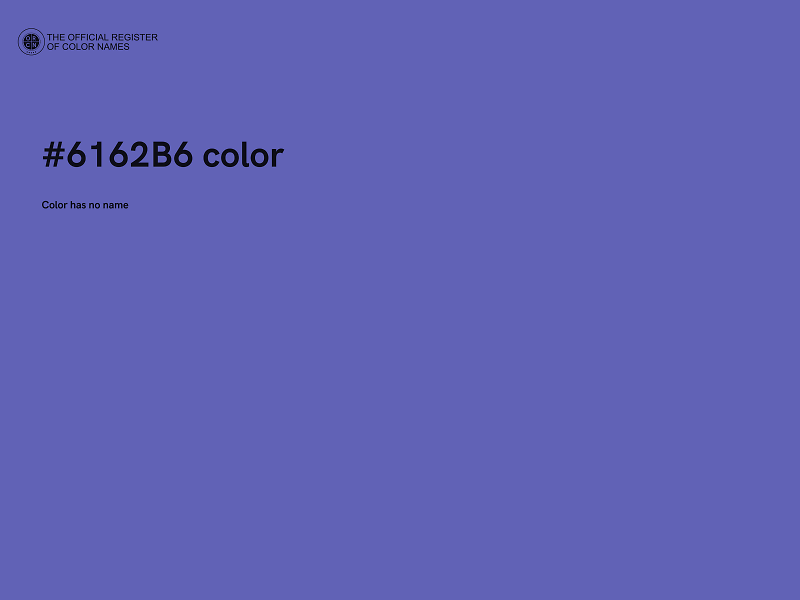 #6162B6 color image
