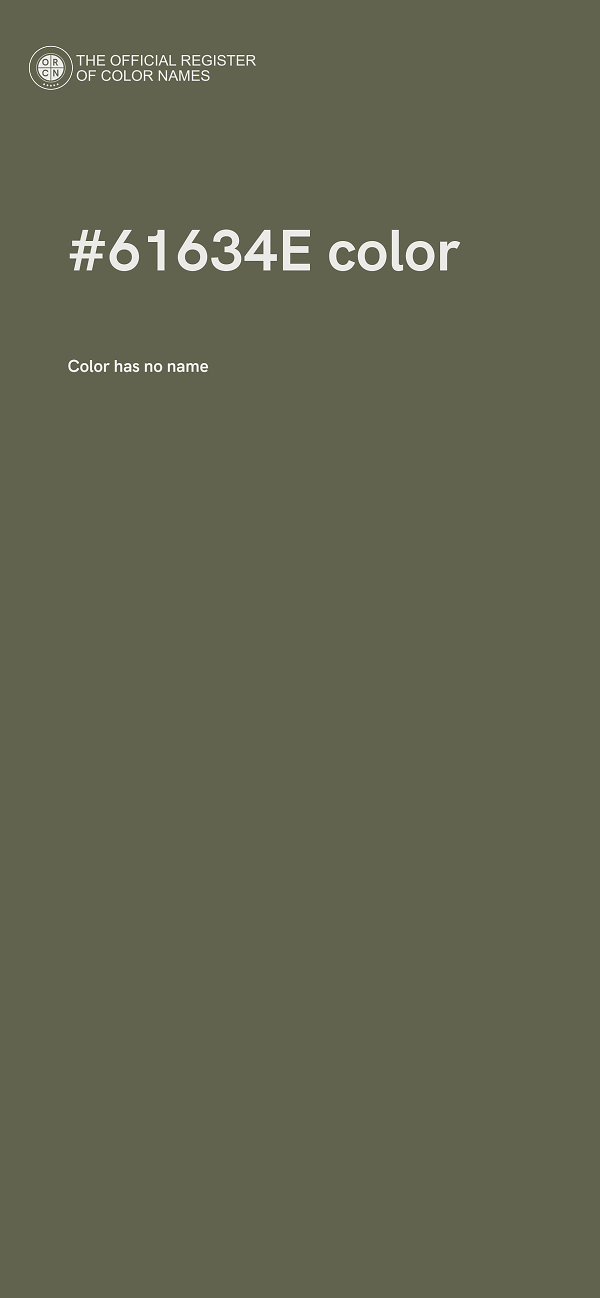#61634E color image