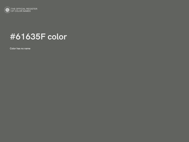 #61635F color image