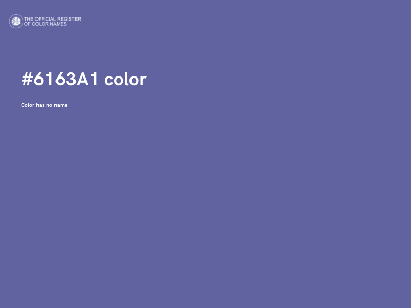 #6163A1 color image