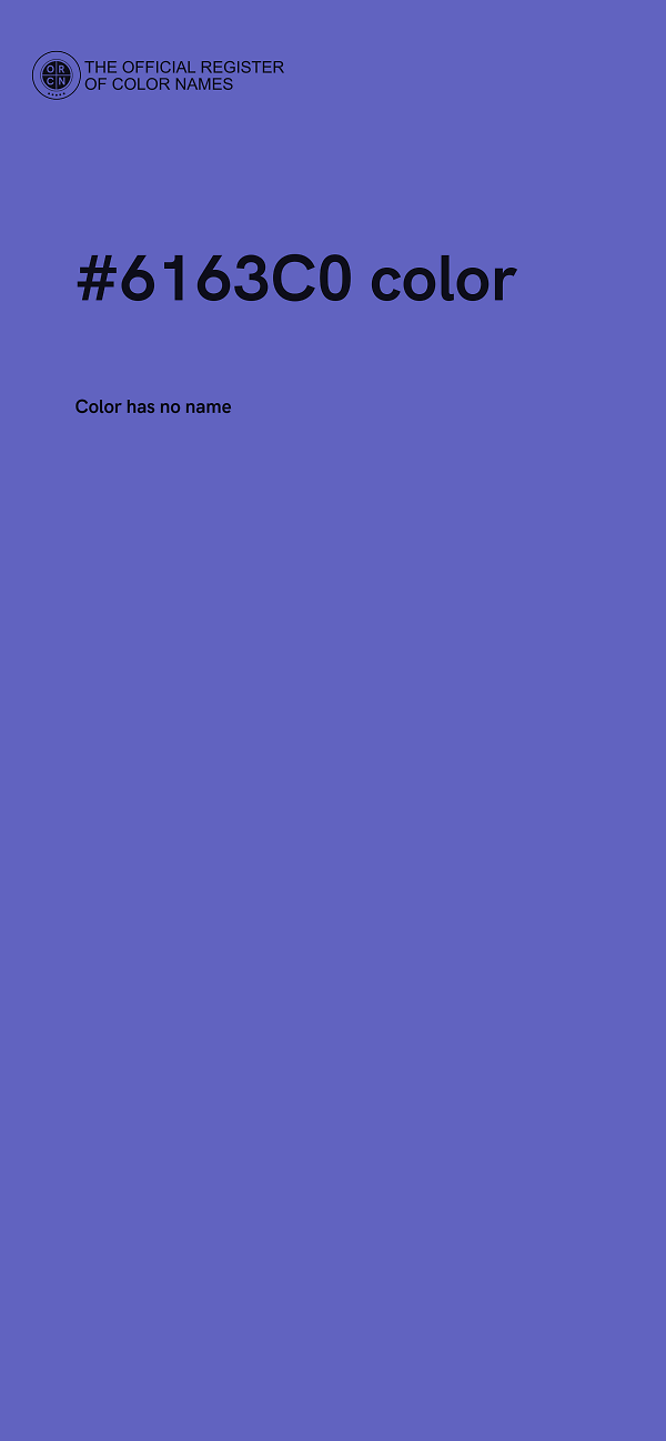 #6163C0 color image