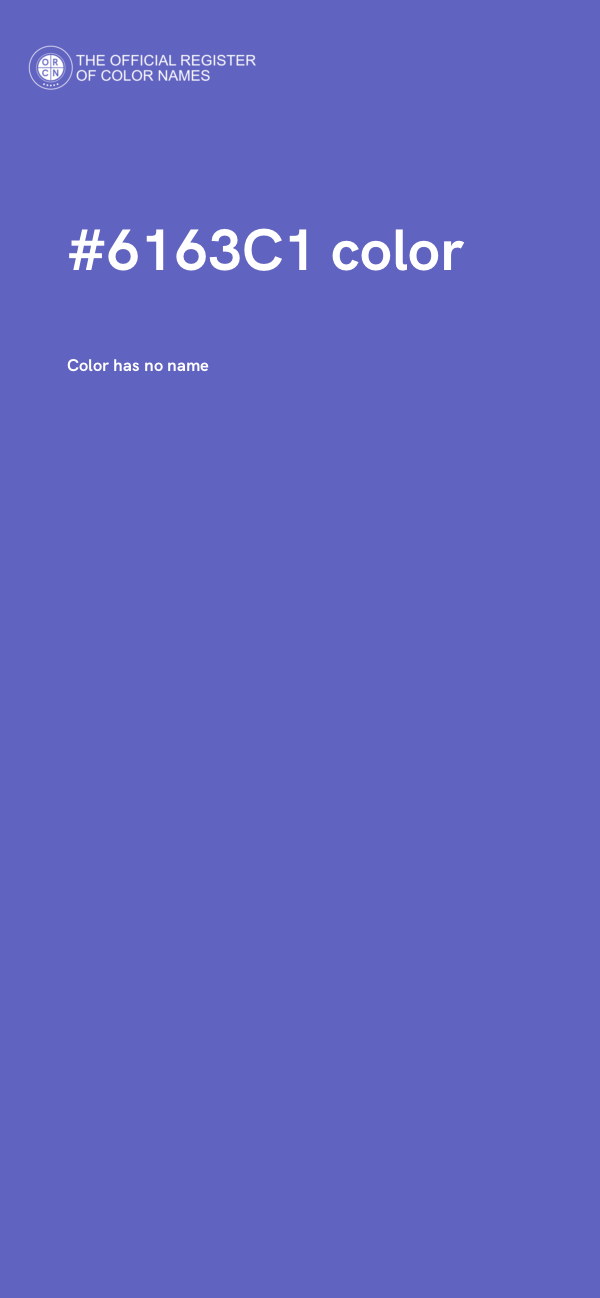#6163C1 color image