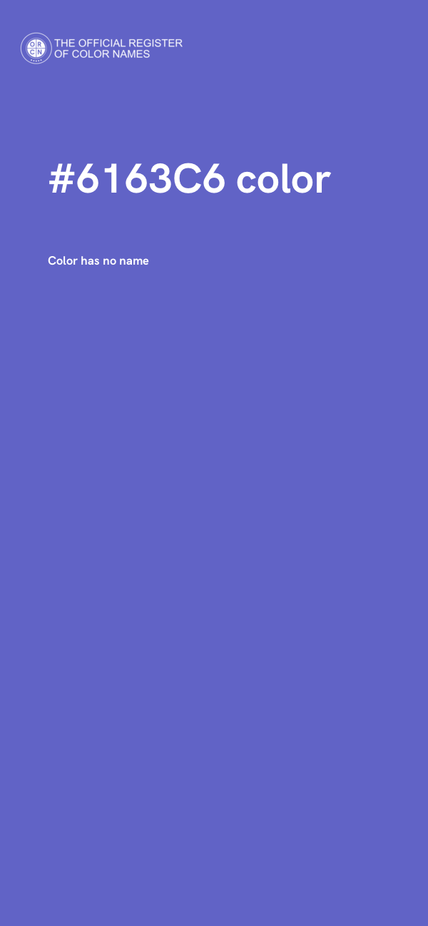 #6163C6 color image