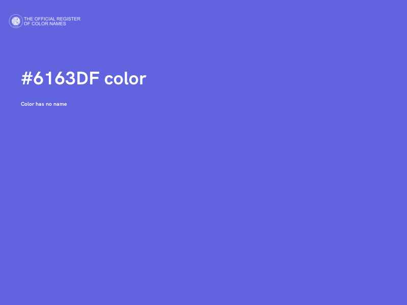 #6163DF color image