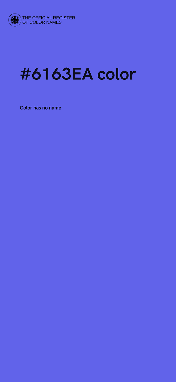 #6163EA color image