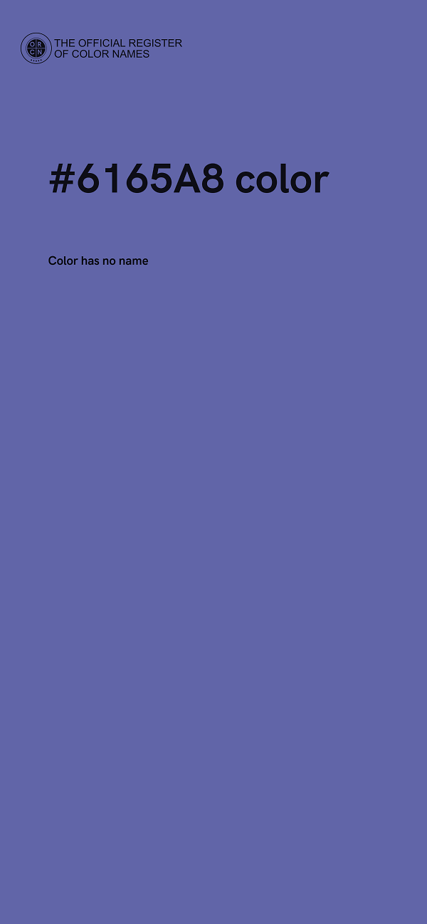 #6165A8 color image