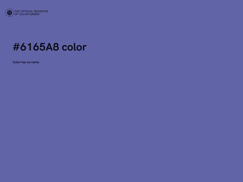 #6165A8 color image